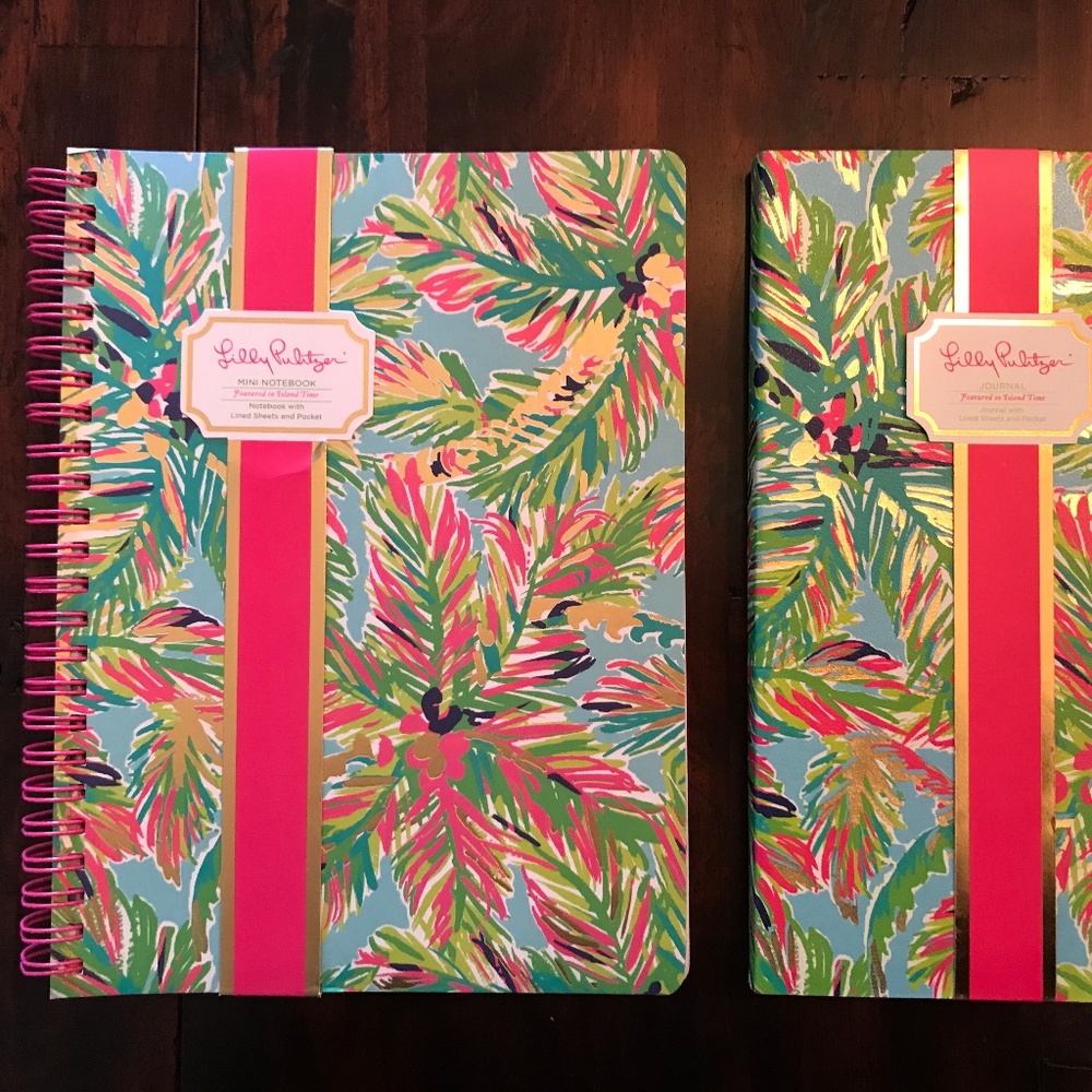 2 NWT Lilly Pulitzer Notebooks